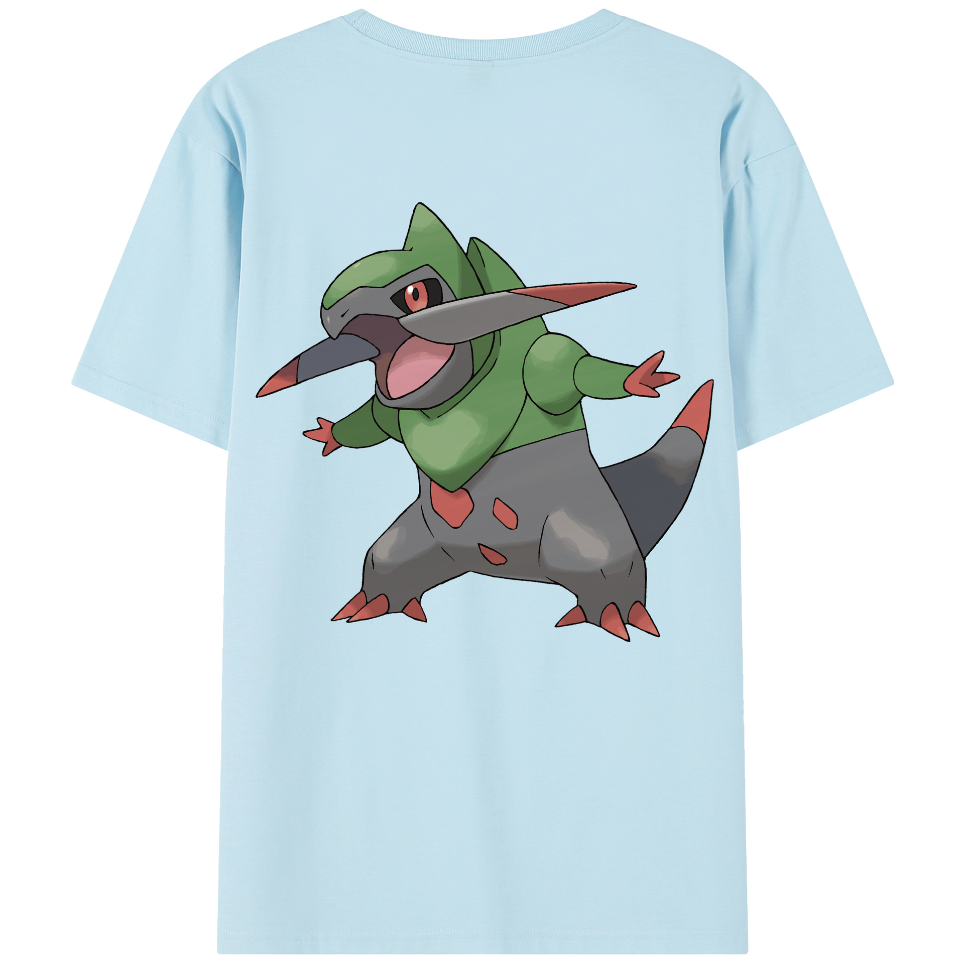 （画像用） ポケットモンスター Pokémon 綿100％半袖Tシャツ（背面プリント）